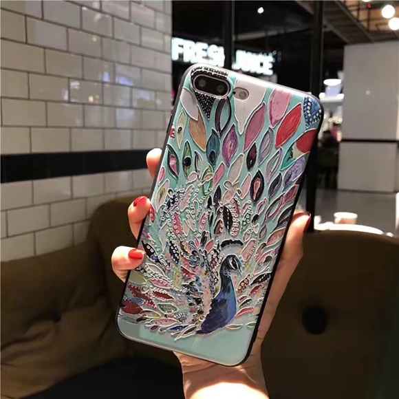 Accessories - NEW iPhone 7/8 Peacock Soft TPU Case